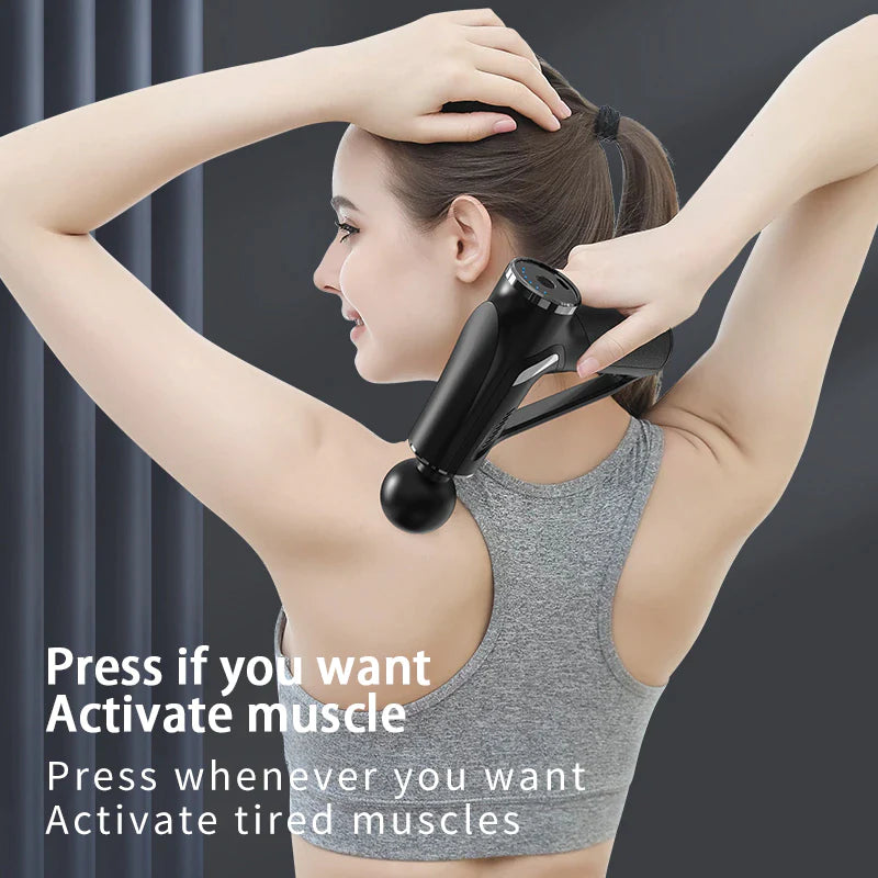 SITUOFUN Professional Deep Tissue Massage Gun with 32 Adjustable Levels for Neck, Body, and Back Muscle Relief