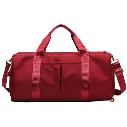 Waterproof Fitness Sports Travel Duffel Bag - Versatile Weekender for Men and Women