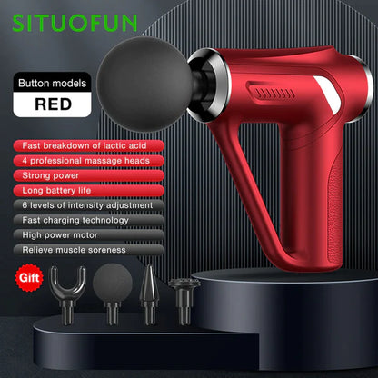SITUOFUN Professional Deep Tissue Massage Gun with 32 Adjustable Levels for Neck, Body, and Back Muscle Relief