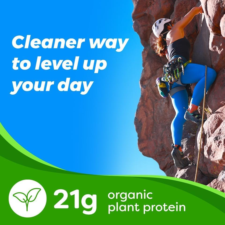 Orgain Organic Vegan Protein Powder, Creamy Chocolate Fudge - 21G Plant Protein, 6G Prebiotic Fiber, Low Net Carb, No Lactose Ingredients, No Added Sugar, Non-Gmo, for Shakes & Smoothies, 2.03 Lb