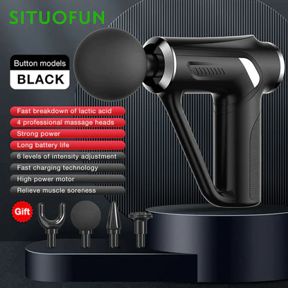 SITUOFUN Professional Deep Tissue Massage Gun with 32 Adjustable Levels for Neck, Body, and Back Muscle Relief